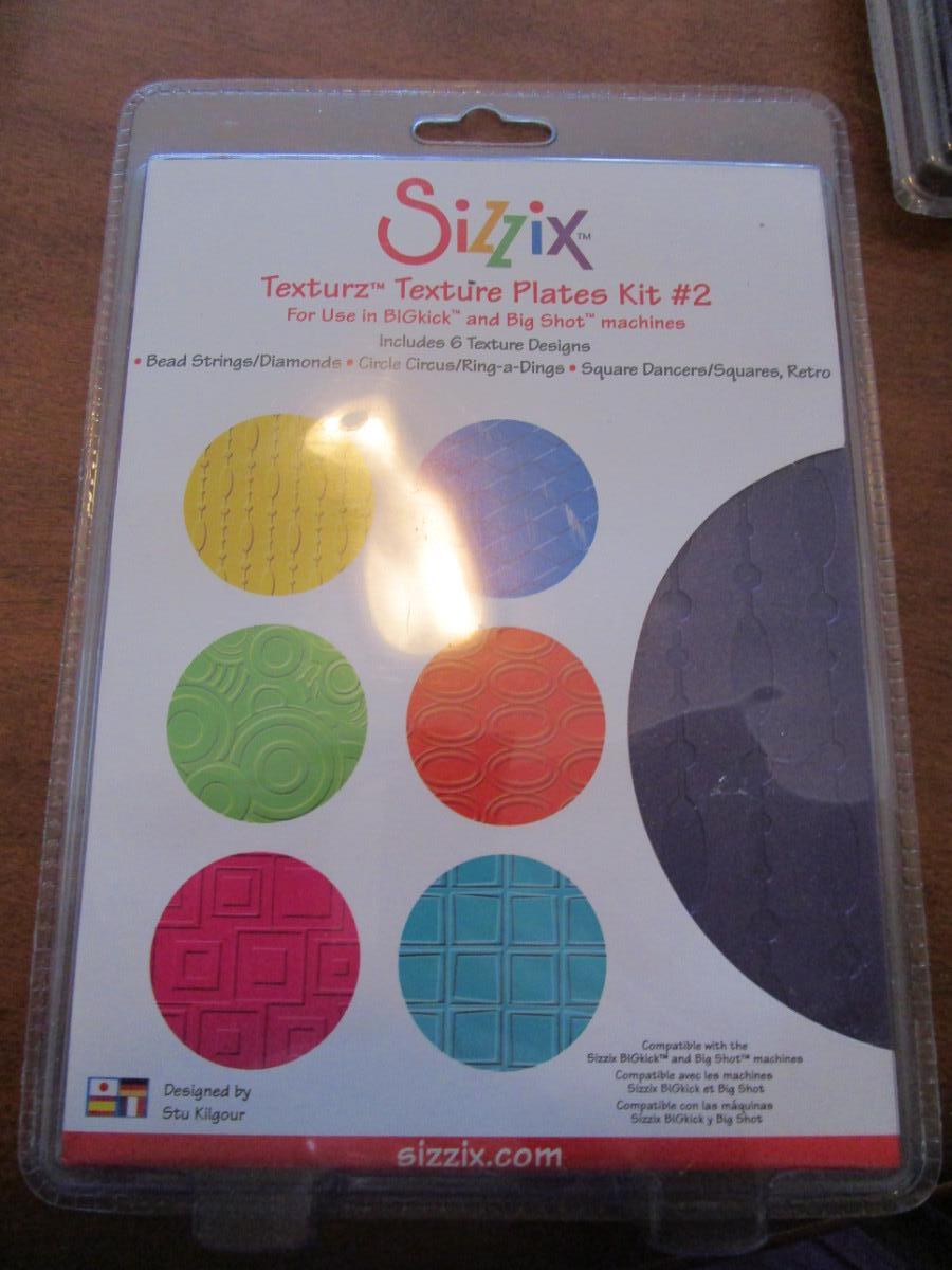 105 Sizzix Texturz texture plates kit2