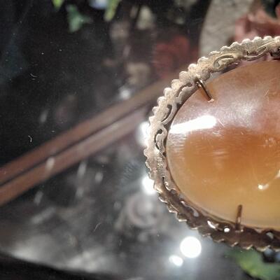 Most breathtaking Carnelian shell Cameo you will ever see! Solid 14k