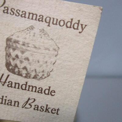 Woven Baskets - Passamaquoddy