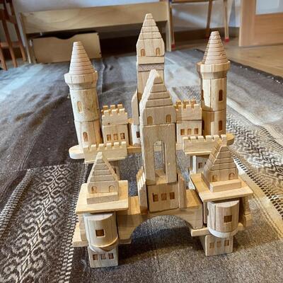 Kids Build-a-Castle Blocks set