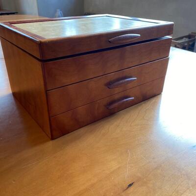 Beautiful wooden jewelry box