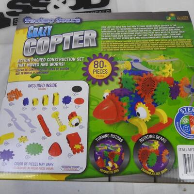 2 Techno Gears Bionic Bug and Crazy Copter Kits: Pieces Unverified Count