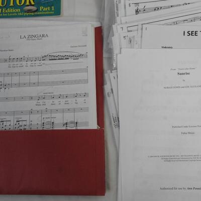 Assorted Vocal Sheet Music, Italian Songs and Arias, Kids' Solo Vocal Collection