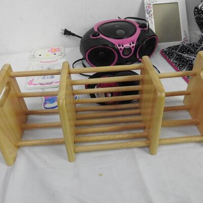 Pink Decor and Electronics, Hello Kitty Frames and Headphones