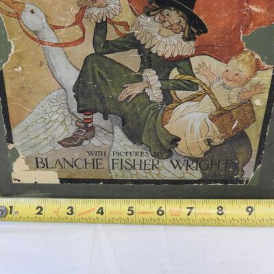The Real Mother Goose Hardcover Book, Antique 1919