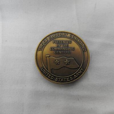 United States Army Coin Troscom Soldiers Command Troop Support Cmndng General