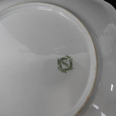 3 Hand Painted Floral Designs, Royal Australia, Gold Trim