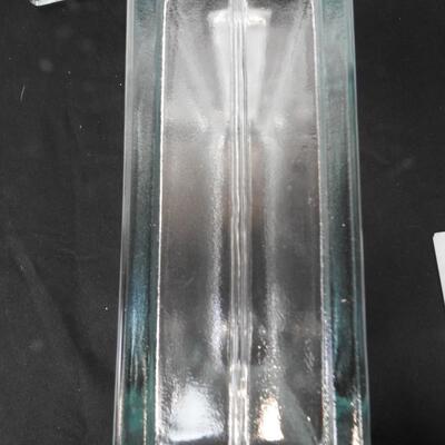3 Glass Blocks, Craft 19 cm square, 7.9 cm, Hollow Inside