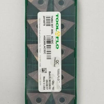 Tool-Flo Carbide Inserts TNMA 55T 369L AC50C Made in USA Pack of 10 Pieces