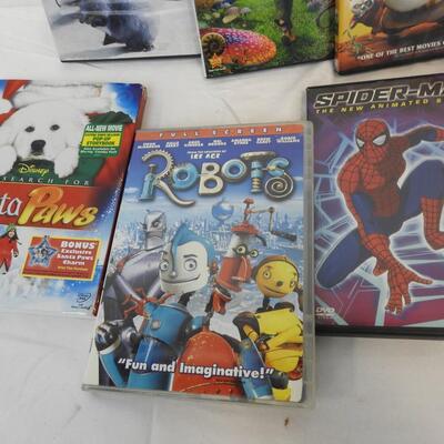 12 Children Classics DVD Movies: Happy Feet, Robots to Kung Fu Panda