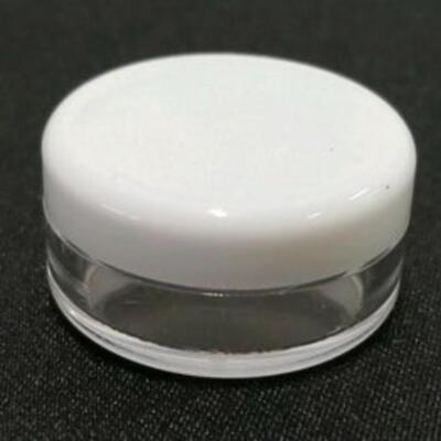 2 50 Pc 5G/5ML High Quality Clear Plastic Cosmetic Container Jars with Lids