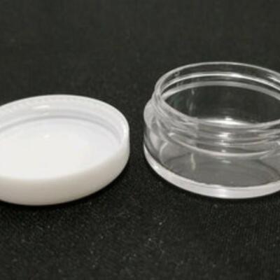 2 50 Pc 5G/5ML High Quality Clear Plastic Cosmetic Container Jars with Lids