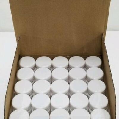 2 50 Pc 5G/5ML High Quality Clear Plastic Cosmetic Container Jars with Lids