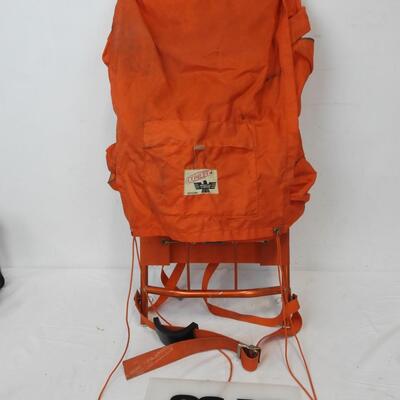 Orange Comet American Camper Backpacking Pack, Magnesium Aluminum Alloy Frame