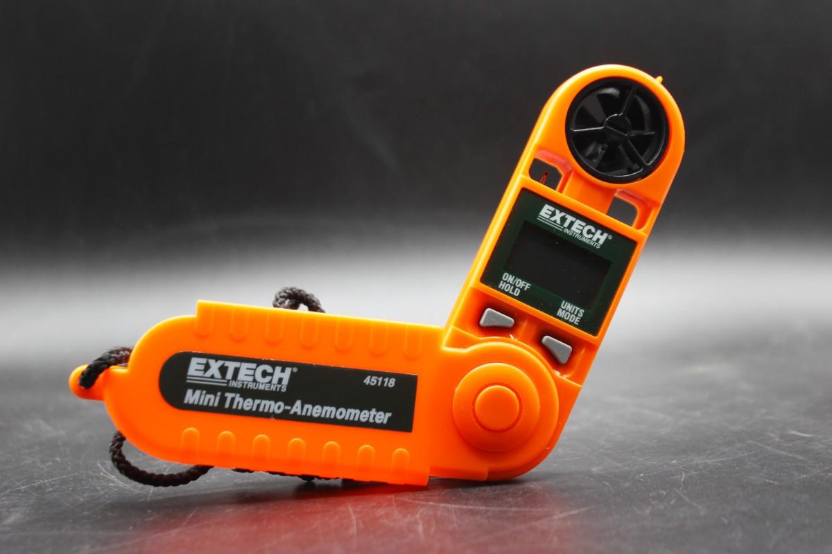 Extech Instruments Mini Waterproof ThermoAnemometer with Air Velocity