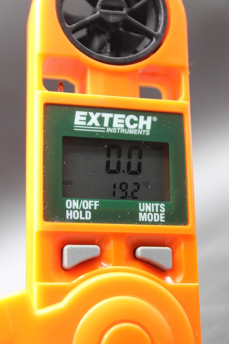 Extech Instruments Mini Waterproof ThermoAnemometer with Air Velocity