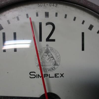 Vintage Simplex Wall Clock - 