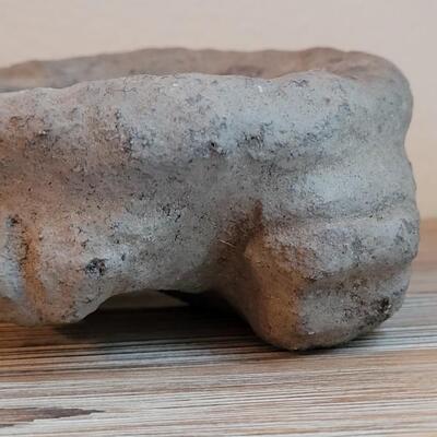 Lot 43: Pre-Columbian Carved Stone Mortar