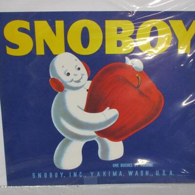 "Snoboy" Yakima Washington Advertising Sign