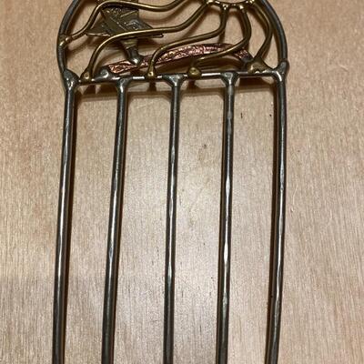Hand forged metal Hair pin/comb