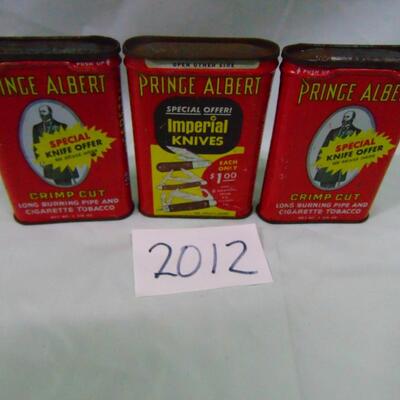 Item 2012 Prince Albert Cans