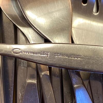 Vintage Community Stainless Flatware Set