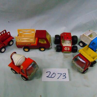 Item 2073 Metal trucks
