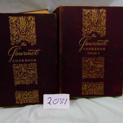 Item 2081 Goumet Cookbooks