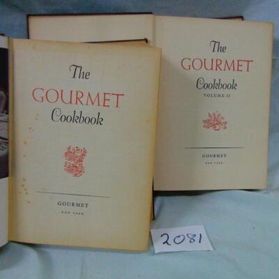 Item 2081 Goumet Cookbooks