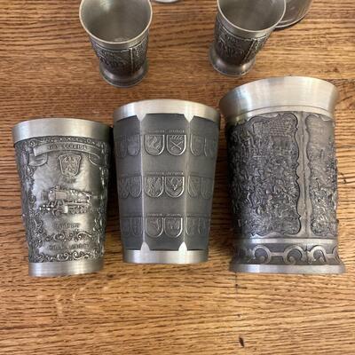 Collection of Pewter and German Steins
