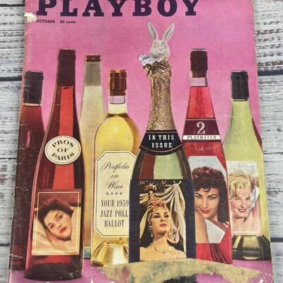 Vintage 1950s Playboy Entertainment for Men Magazines Holiday Issue Jayne Mansfield