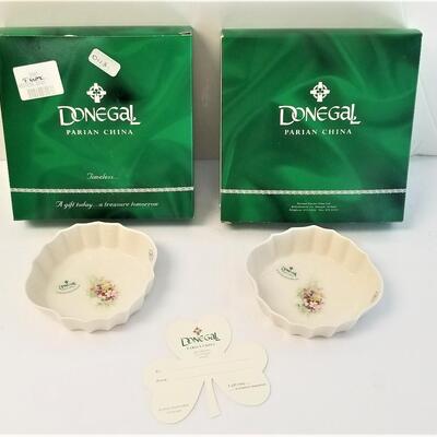 Lot #42  Set of 2 Donegal (Irish) Porcelain Hostess Dishes