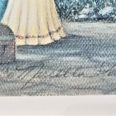 Lot #47  Steamboat Print - framed - Marcella Packard, listed artist