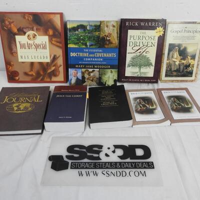 9 LDS Media Books: Missionary Journal to Gospel Principles