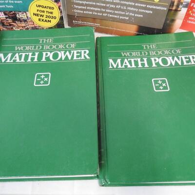 The Official ACT Prep Guide 2019-20, World Book of Math Power, AP Exam Books