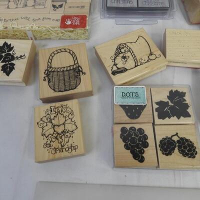 50+ Stamps 'n' Stuff and D.O.T.S Rubber Stamps, Alphabet to Friendships