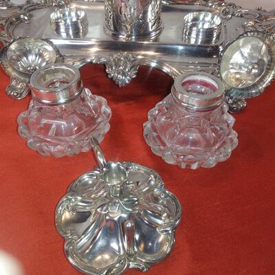 Exquisite Inkwell Desk Set