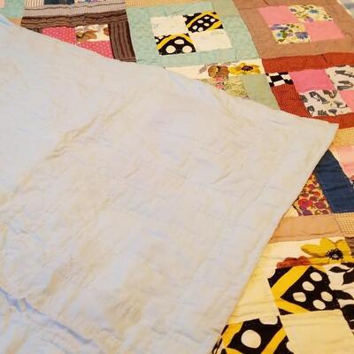Lot #54  Vintage Cotton Hand Sewn Quilt