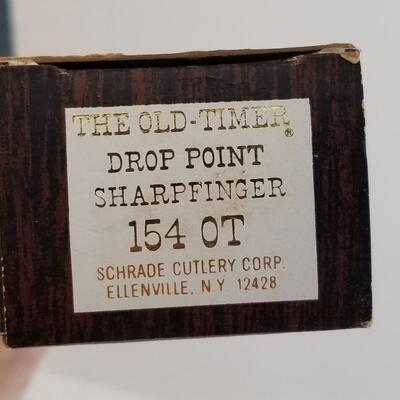 Lot #55  Schrade Cutler "Old Timer" knife in box