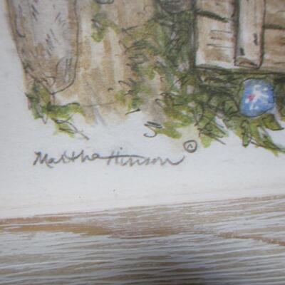Martha Hinson Outhouses Framed Prints 9 1/2" x 7 1/2"
