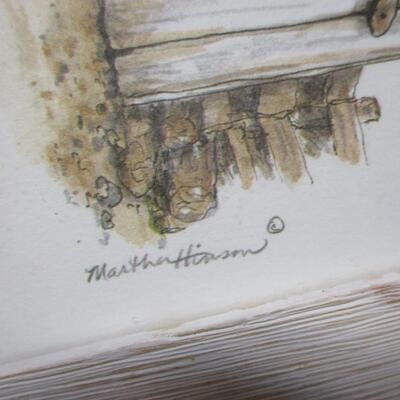 Martha Hinson Outhouses Framed Prints 9 1/2" x 7 1/2"