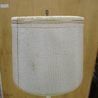 Mid Century Norwegian Design Electric Floor Lamp with Marble Table Accent