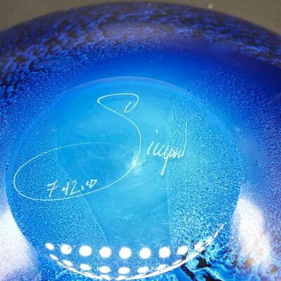 Signed Glass Bowl (FO-KM)