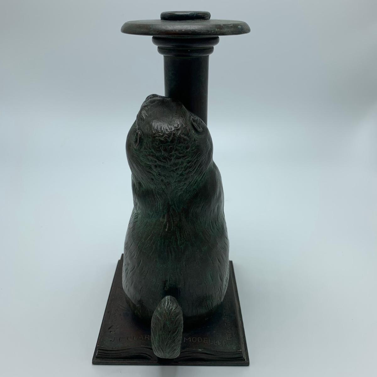 Tiffany Studios Groundhog Candlestick No 58 of 100 (FOHS