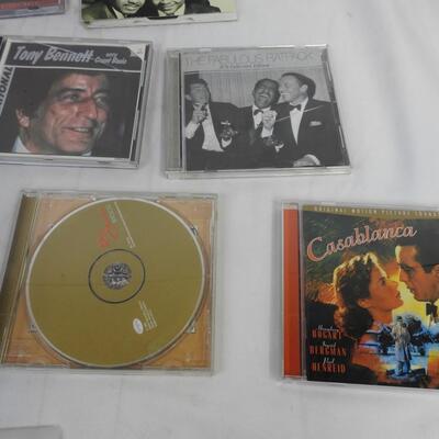 17 CD Music: Frank Sinatra to Casablanca Sound Track to Judy Garland