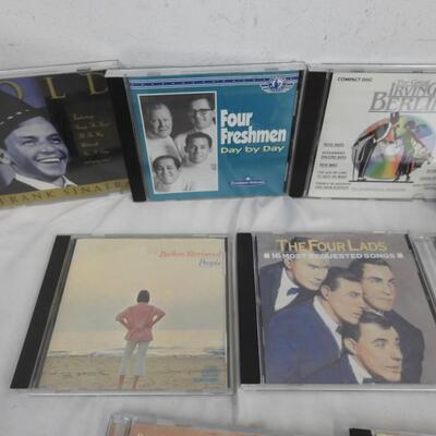 17 CD Music: Frank Sinatra to Casablanca Sound Track to Judy Garland