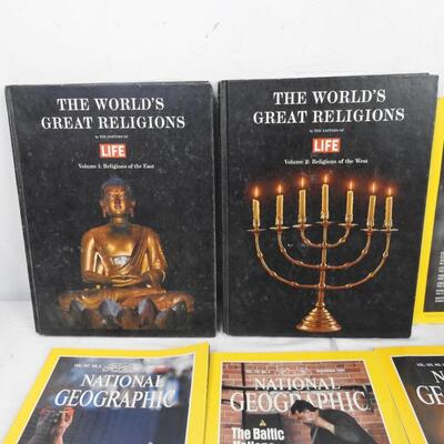 11 National Geographic Books: Welcome to Earth -to- The World's Great Religions