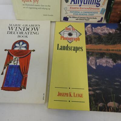 8 Guides and Do it Yourself Books: Cleaning to Handyman to Photography