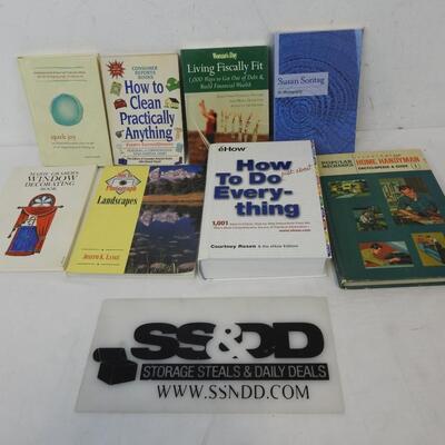8 Guides and Do it Yourself Books: Cleaning to Handyman to Photography