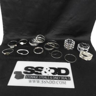 10 Item Costume Jewelry Bracelets, Some Wire, Some Metal Beads, Some Diamond